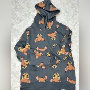 Disney Charcoal Hoodie with Bambi Print